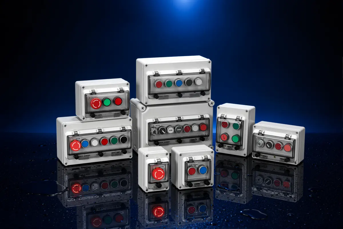Waterproof button box family