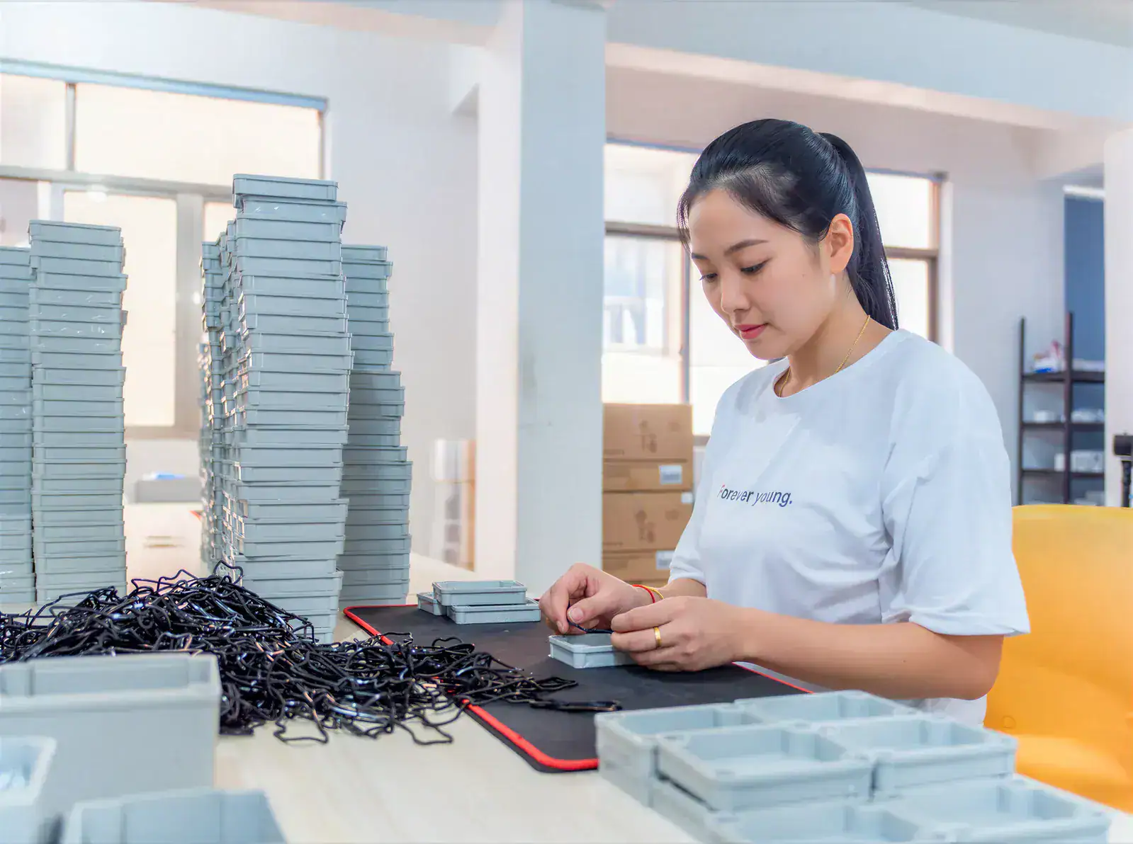 BOWO electrical enclosure assembly work