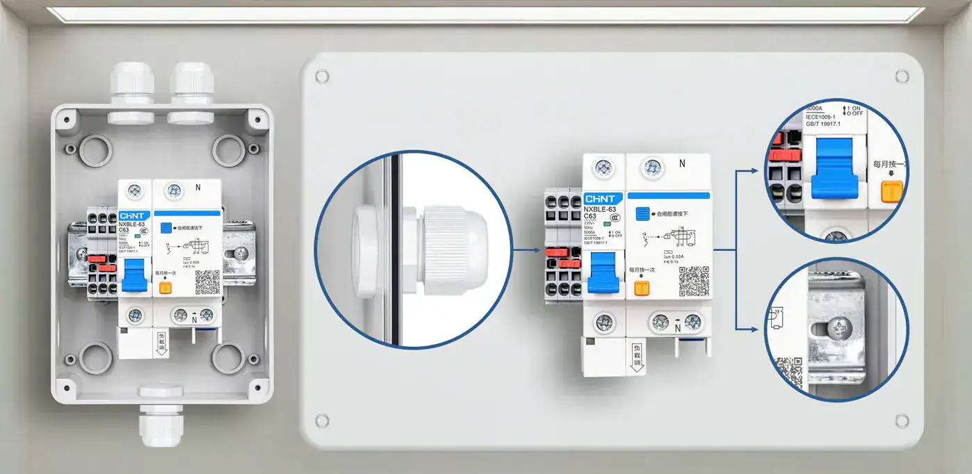 Complete customized junction box assembly reference