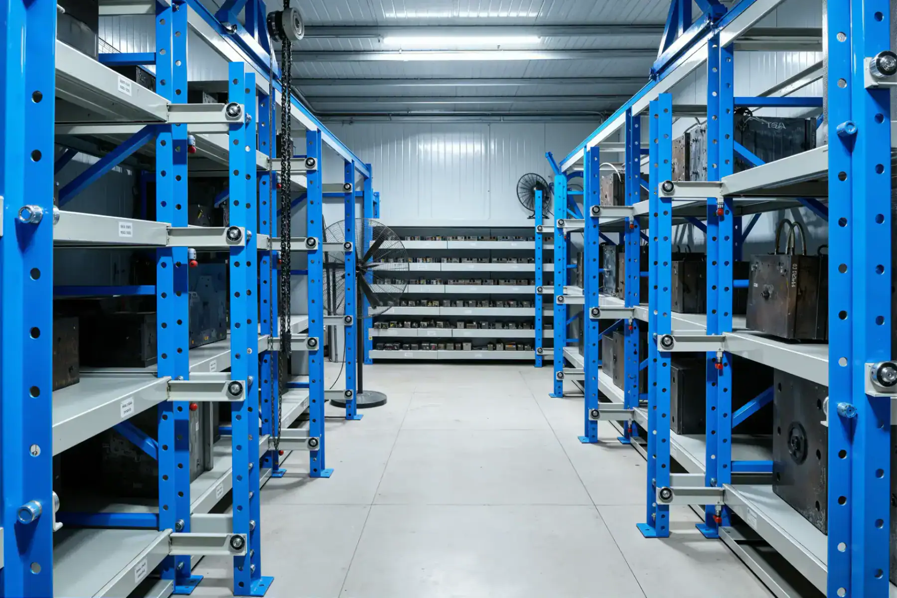 Organized mold library at BOWO Electric