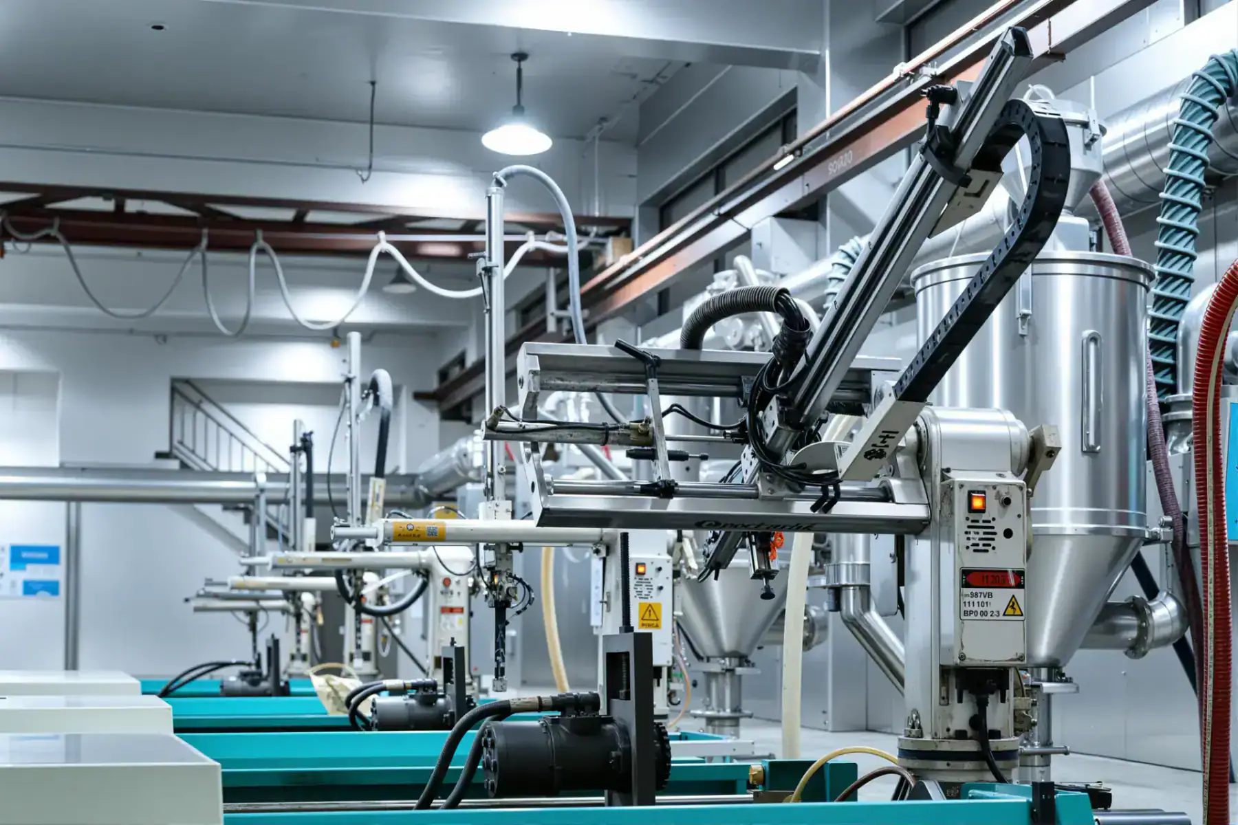 Injection molding production at BOWO Electric