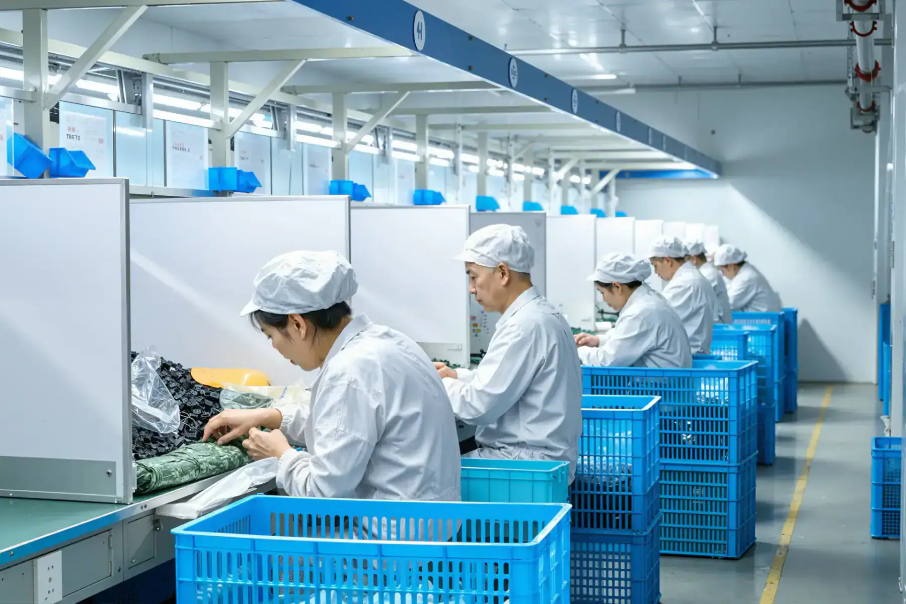 Coordinated production line at BOWO Electric