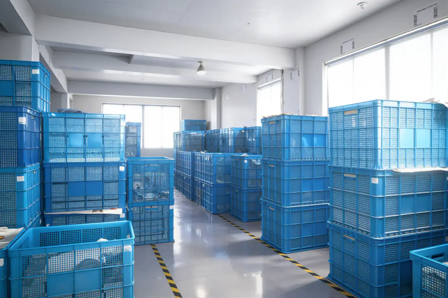 Warehouse inventory area at BOWO Electric