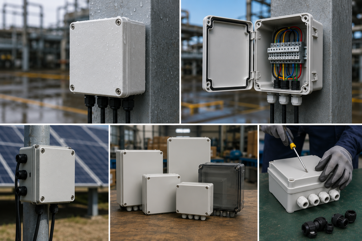 IP-rated waterproof junction box applications