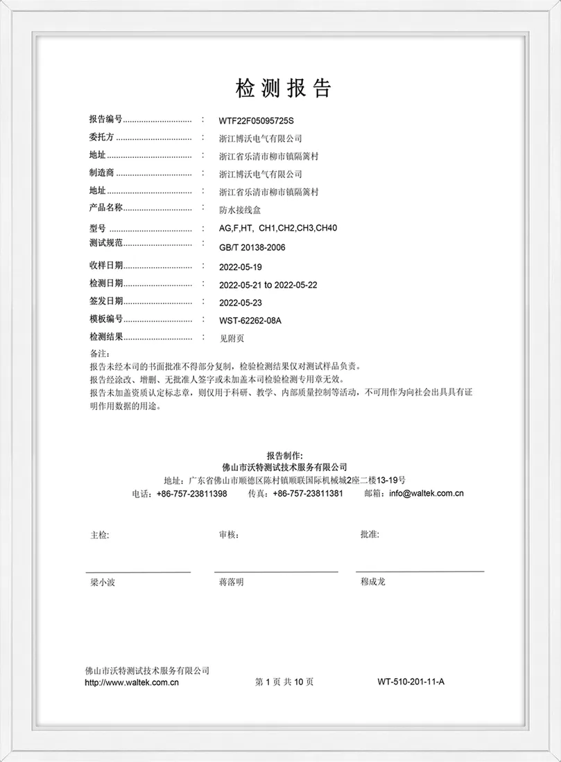 Testing record
