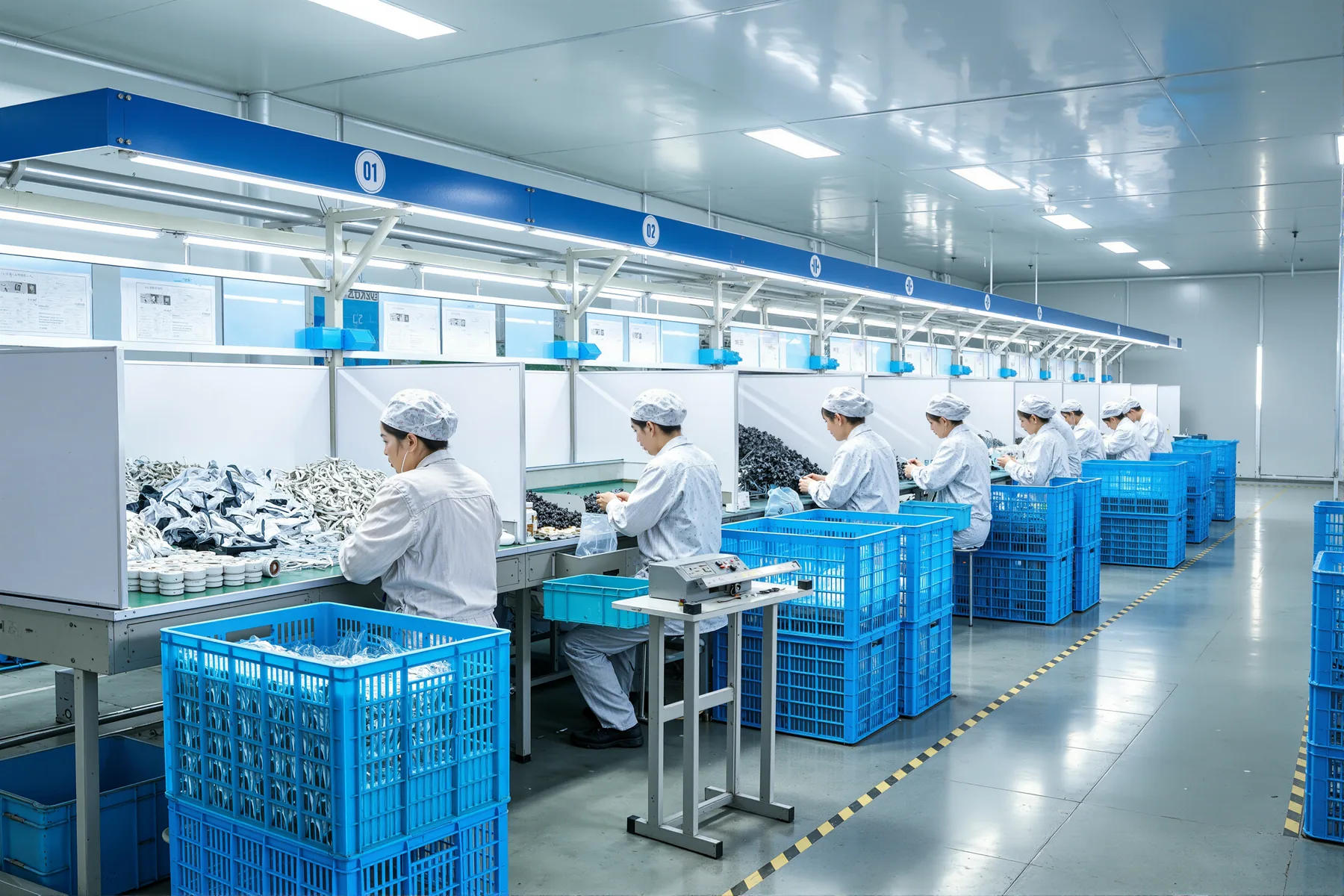 Enclosure production line